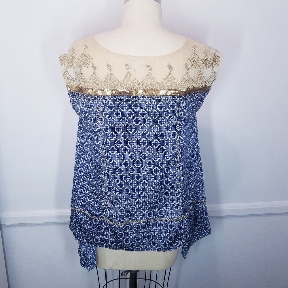 🌸 Anthropologie | Floreat Sleeveless Top XS - Picture 5 of 12